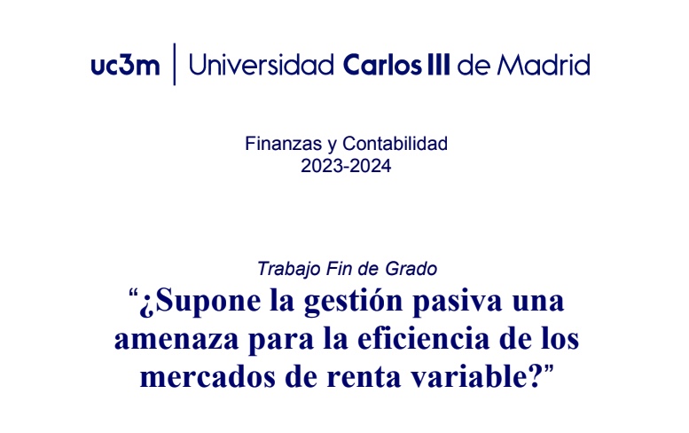 Trabajo de fin de grado